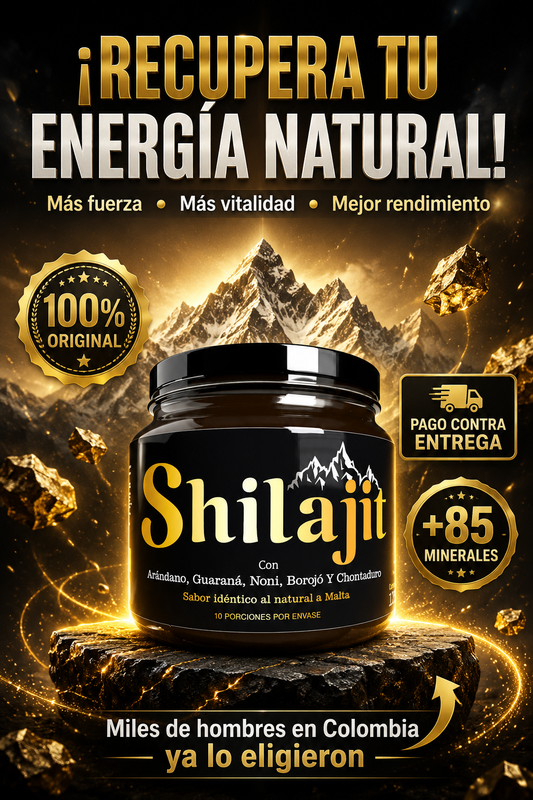 Shilajit Original: Despierta Tu Potencia Masculina y Vitalidad